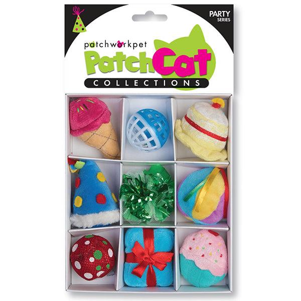 Patchwork Pet Ensemble de jouets pour chat Boîte de fête