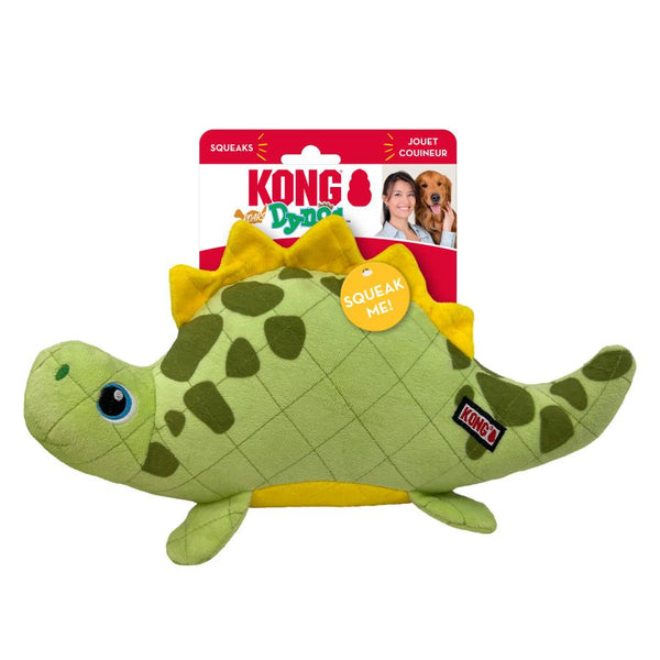 KONG Dynos Roars Dog Toy, Green
