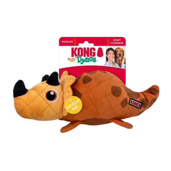 KONG Dynos Roars Jouet pour chien, Orange