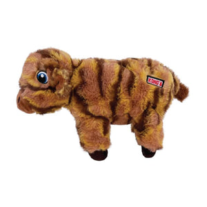 KONG Low Stuff Stripes Cow Dog Toy