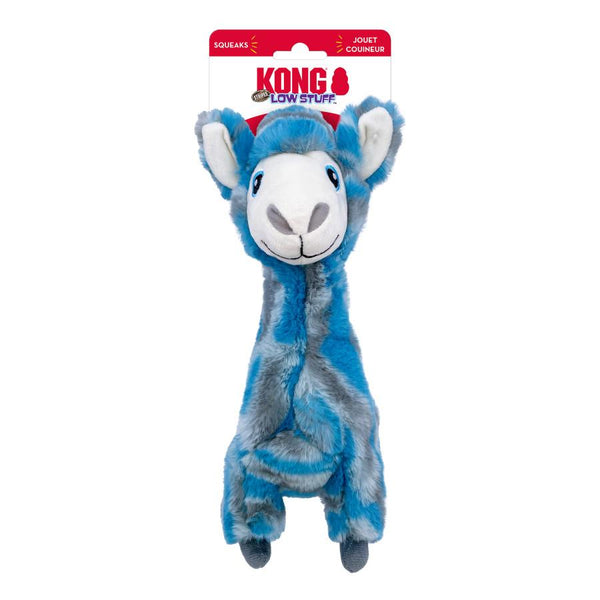 KONG Low Stuff Stripes Llama Dog Toy