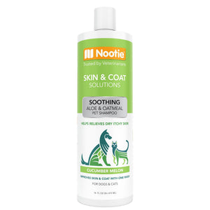Nootie Cucumber Melon Soothing Dog & Cat Shampoo