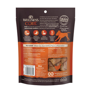Wellness CORE Grain-Free Power Packed Chicken & Lamb Jerky Dog Treats, 4-oz