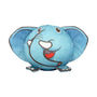 Red Dingo Durables Elephant Ball Dog Toy, Blue
