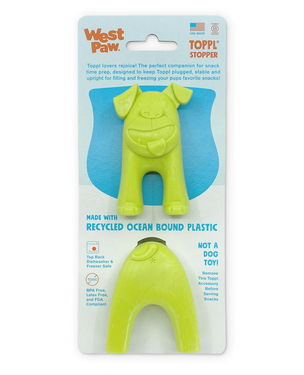 West Paw Toppl Stopper Dog Toy Accessory, Granny Smith