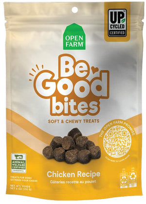 Open Farm Be Good Bites Friandises pour chiens Recette au poulet
