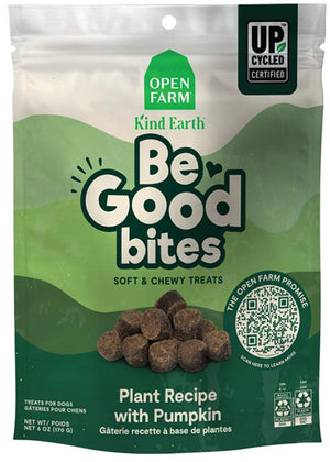 Open Farm Be Good Bites Friandises pour chiens Recette végétale avec potiron