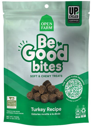 Open Farm Be Good Bites Friandises pour chiens Recette à la dinde