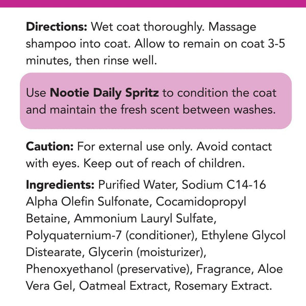 Nootie Japanese Cherry Blossom Rejuvenating Dog & Cat Shampoo