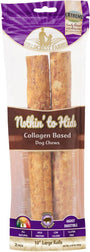 Fieldcrest Farms Nothin' to Hide Bacon Roll Dog Treats, 10-in