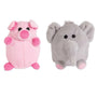 Zoobilee Jouet éléphant & cochon pour chiens, Mini