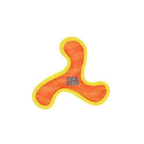 DuraForce Boomerang Dog Toy, Tiger Orange/Yellow
