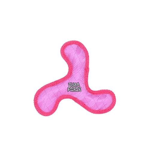 DuraForce Boomerang Dog Toy, Tiger Pink/Pink