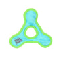 DuraForce TriangleRing Dog Toy, Tiger Blue/Green
