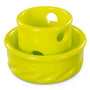 Messy Mutts Jouet distributeur de friandises et mangeoire lente Puzzle'n Play Champignon Totally Pooched, Vert, Petit