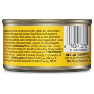 Wellness Complete Health Grain-Free Gravies Chicken Dinner Wet Cat Food Cans