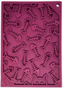 SodaPup Tapis de léchage eMat Fishy Design, mangeoire lente pour chien, prune