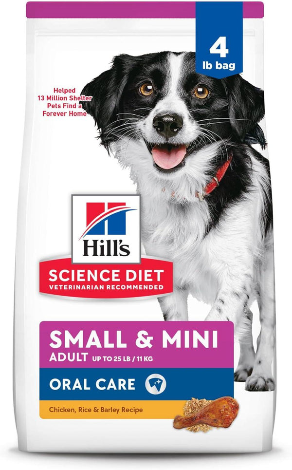 Hill's Science Diet Adult Oral Care Small & Mini Chicken, Rice & Barley Dry Dog Food