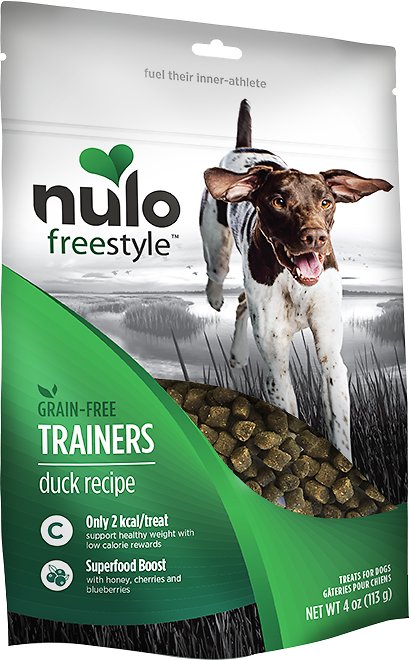 Nulo Dog Freestyle Recette sans céréales au canard Friandises d'entraînement pour chiens, 4 oz
