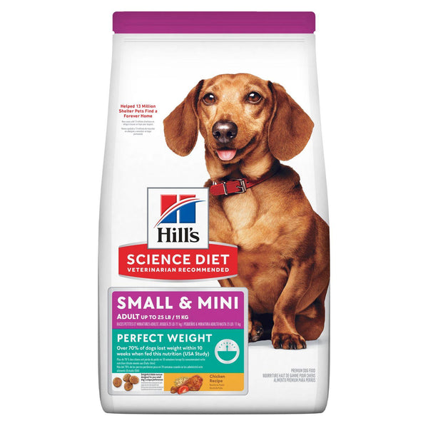 Hill's Science Diet Adult Perfect Weight Small & Mini Chicken Dry Dog Food