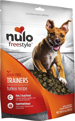 Nulo Dog Freestyle Grain-Free Turkey Recipe Dog Training Treats, 4-oz