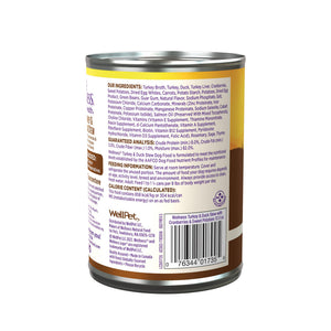 Wellness Complete Health Turkey & Duck Stew Wet Dog Food Can