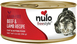 Nulo Cat Freestyle Pate Beef & Lamb Recipe Grain-Free Canned Cat & Kitten Food