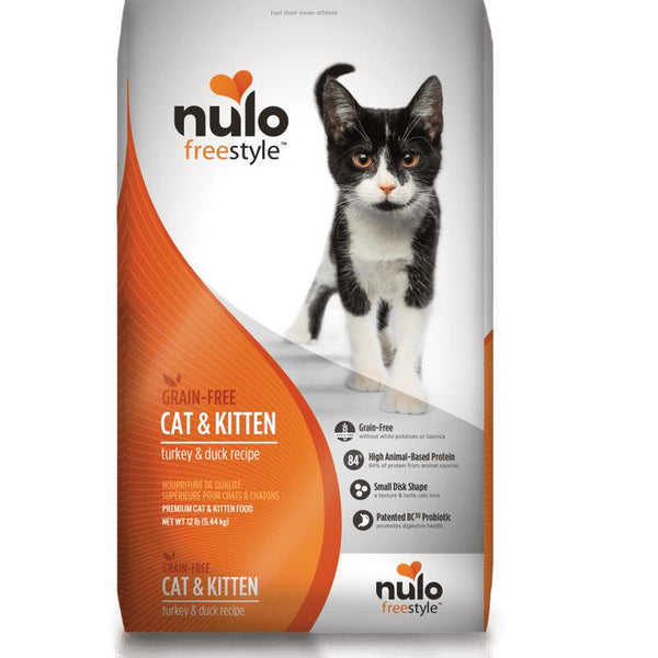 Nulo Cat FreeStyle Turkey & Duck Recipe Grain-Free Dry Cat & Kitten Food