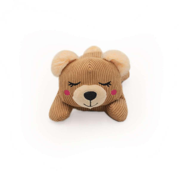 ZippyPaws Snooziez avec jouet pour chien ours Shhhqueaker
