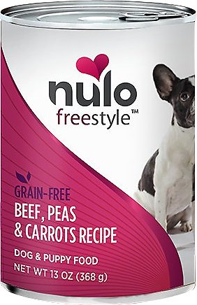 Nulo Dog Freestyle Pate Beef, Peas & Carrot Recipe Grain-Free Canned Dog Food