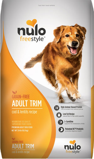 Nulo Dog Freestyle Cod & Lentils Recipe Grain-Free Adult Trim Dry Dog Food
