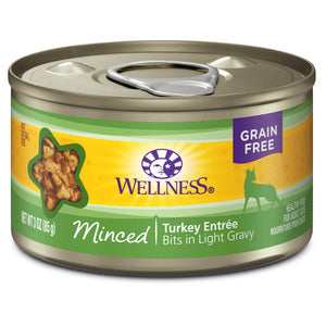 Wellness Complete Health Grain-Free Minced Turkey Entree Wet Cat Food Cans