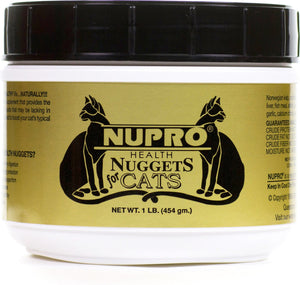 Nupro Health Nuggets for Cats, 1-lb cannister