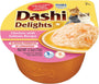 INABA Dashi Delights Chicken with Salmon Cat Food Topper & Treats