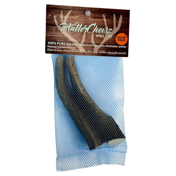 Antler Chewz Chicken Flavor Antler Chew Dog Treats, Medium