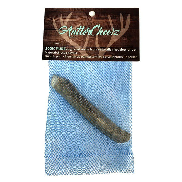 Antler Chewz Chicken Flavor Split Antler Chew Dog Treats, Medium