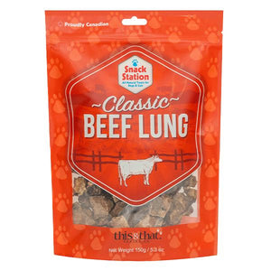 This & That® Snack Station Poumon de Boeuf Classique, pour chien 150g