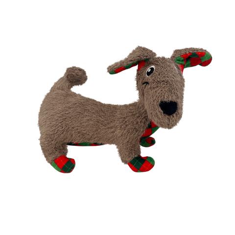 KONG Jouet Chien Holiday PupSqueaks Tucker
