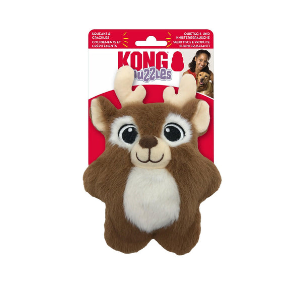 KONG Jouet Chien Holiday Snuzzles Renne