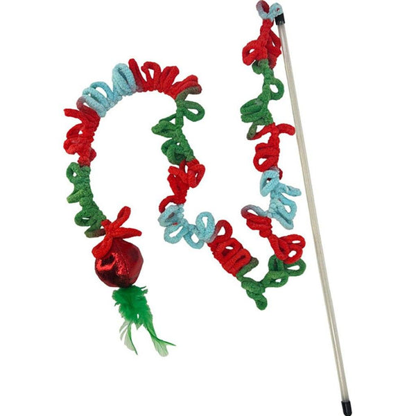 KONG Jouet pour chat Holiday Teaser Loopz Baguette