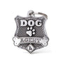MyFamily Bronx Dog Agent Badge Pet ID Tag, Medium