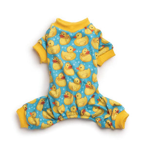 Fabdog Onesie Dog Pajama, Rubber Ducky