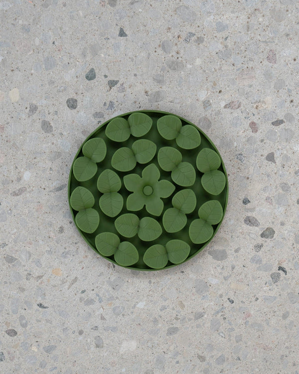Dexypaws Silicone Snuffle Mat Dog Slow Feeder, Army Green