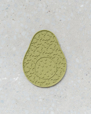 Dexypaws Avocado Enrichment Licking Mat Dog Slow Feeder
