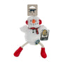Tall Tails Holiday Snowman Pull-Through Rope Dog Toy