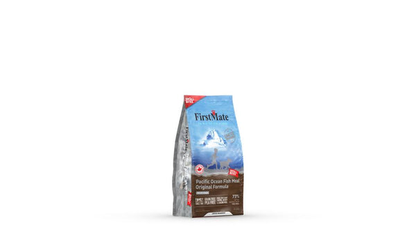 FirstMate Croquettes sans céréales à ingrédients limités Poisson de l'Océan Pacifique, bouchées petites