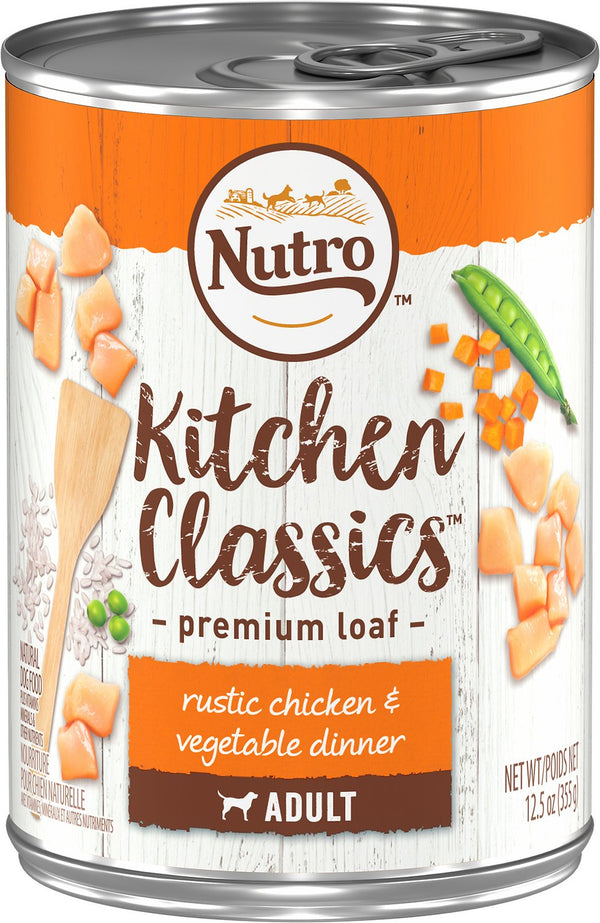 Nutro Adult Kitchen Classics Rustic Chicken & Vegetable Dinner Canned Dog Food