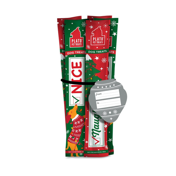 Plato Naughty & Nice Thinkers Duck Recipe Singles Sticks Dog Treats