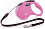Flexi Classic Laisse rétractable corde pour chien, Rose, Moyen