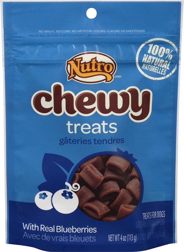 Friandises Nutro Chewy aux Myrtilles pour chiens, 4 oz